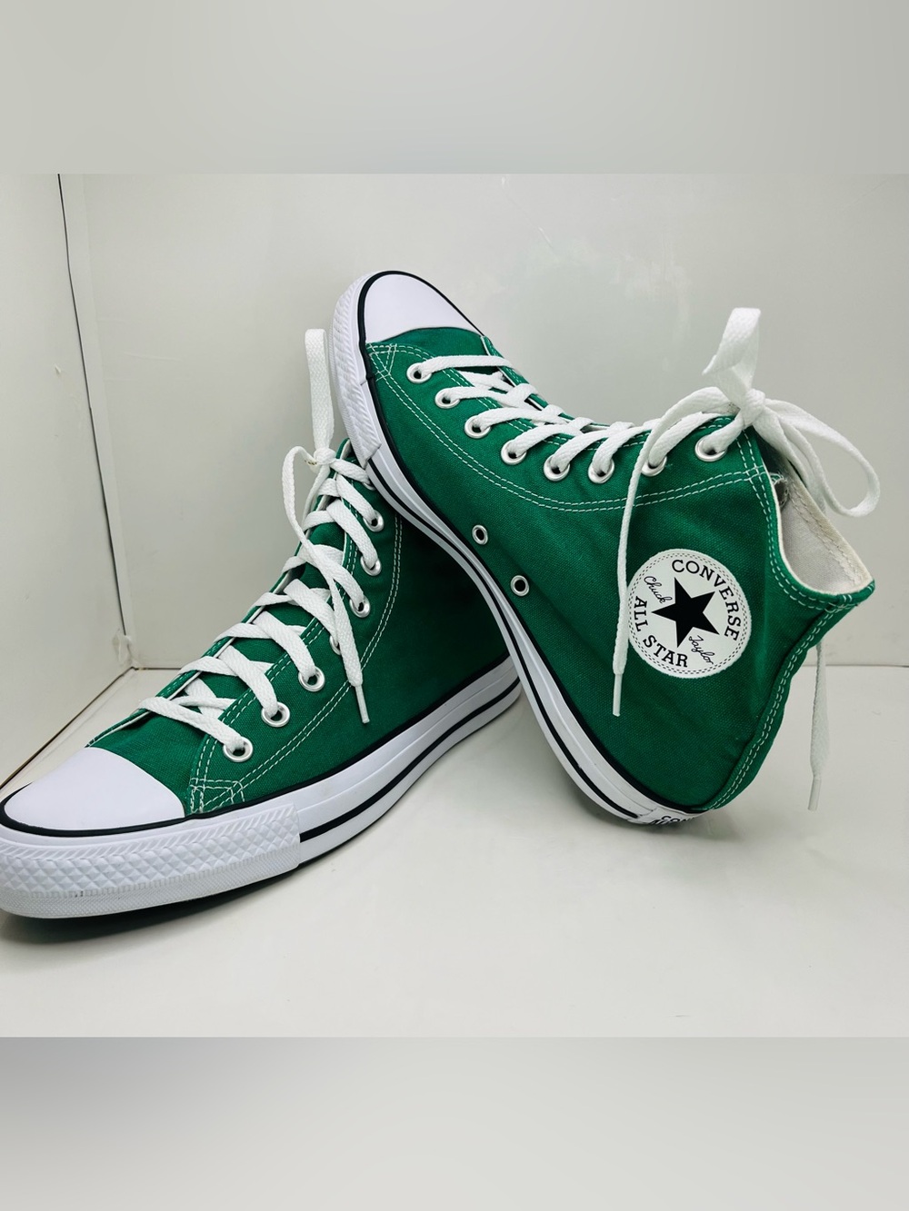 Converse Kids Chuck Taylor All Star High Top Sneakers - Green & White